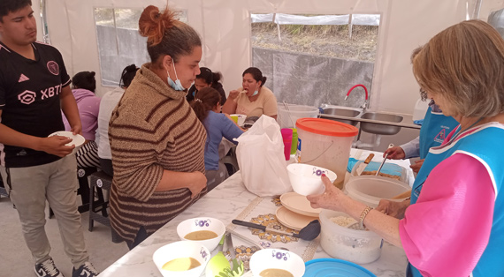 Actividades en la carpa