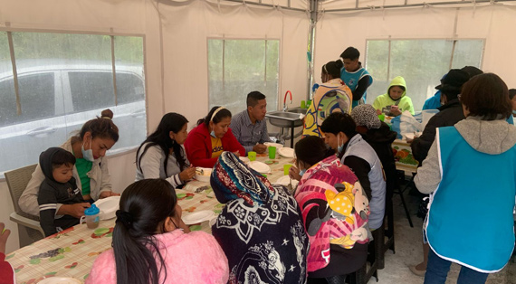 Actividades en la carpa